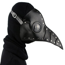 Laden Sie das Bild in den Galerie-Viewer, Plague Doctor Pestdoktor Maske Pestdoktor Artz Maske Halloween Maske Schwarz
