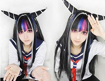 Super DanganRonpa Ibuki Mioda Perücke Cosplay Perücke