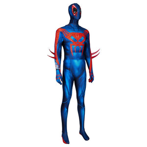 Spider-Man A New Universe Spidermand 2099 Bodysuit Cosplay Halloween Karneval Kostüm