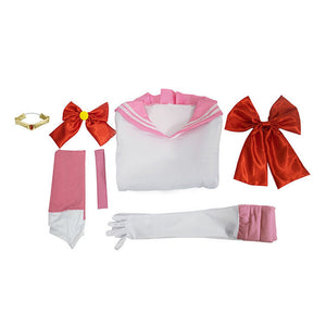 Sailor Moon Chibiusa Tsukino Kleid Cosplay Kostüm Halloween Karneval Outfits