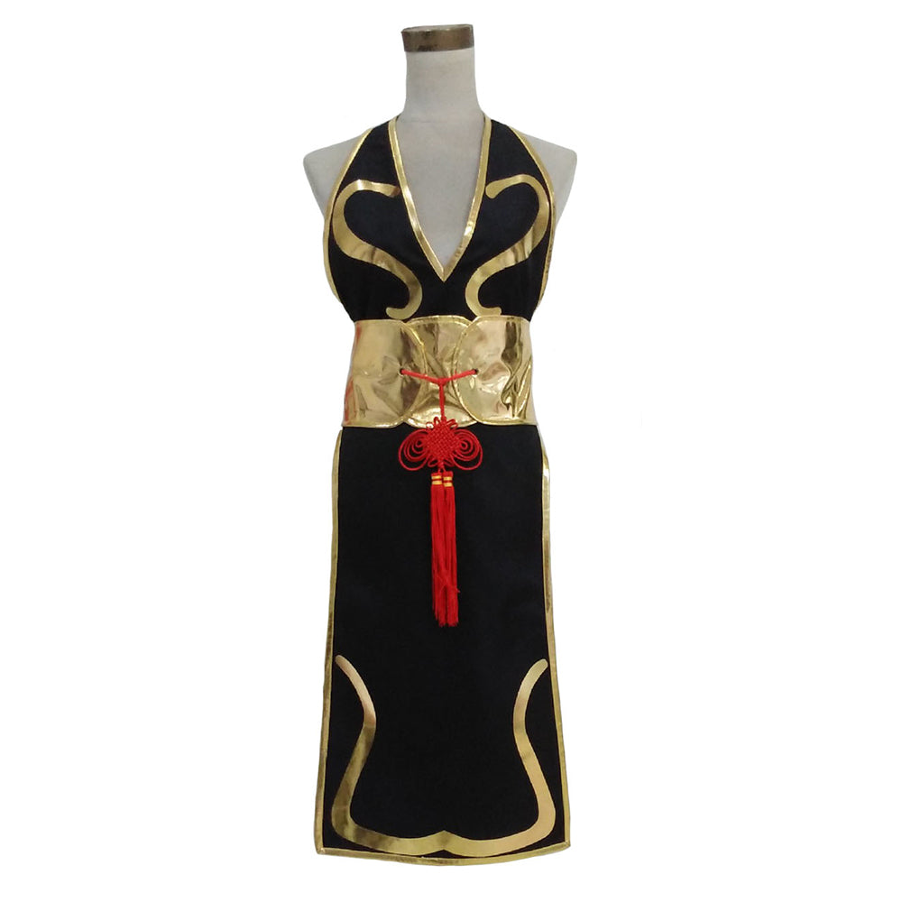 Street Fighter Chun-Li Cheongsam Cosplay Kostüm Halloween Karneval Outfits