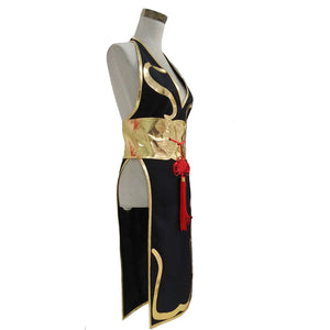 Street Fighter Chun-Li Cheongsam Cosplay Kostüm Halloween Karneval Outfits