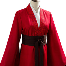 Laden Sie das Bild in den Galerie-Viewer, Cosplay Mulan 2020 Film Kostüm Hanfu für Damen