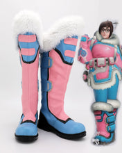 Laden Sie das Bild in den Galerie-Viewer, Mei-Ling Zhou Overwatch Stiefel Cosplay Schuhe Rosa