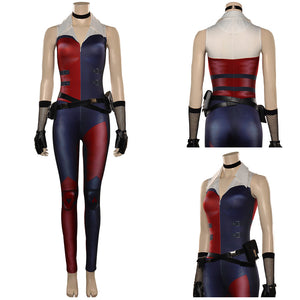 Mortal Kombat Harley Quinn Bodysuit Cosplay Kostüm Halloween Karneval Outfits