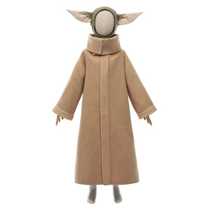 Baby Yoda Grogu Kostüm The Mandalorian Staffel 2 Cosplay Kostüm Outfit Halloween Karneval Kostüm