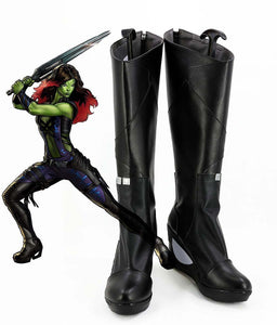 Guardians of the Galaxy 2 Gamora Uniform Cosplay Stiefel Schuhe