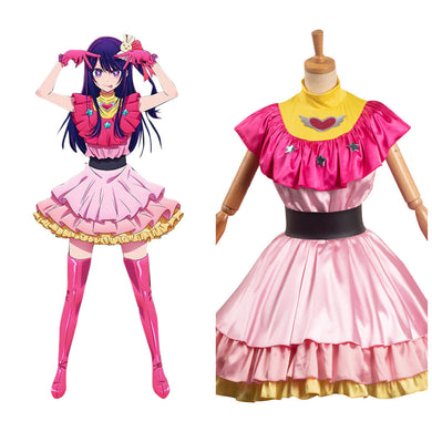 Hoshino Ai Oshi no Ko Kleid Mein*Star Cosplay Halloween Karneval Outfits