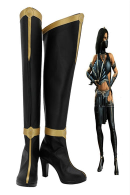 Mortal Kombat Prinzessin Kitana Stiefel Cosplay Schuhe