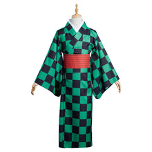 Laden Sie das Bild in den Galerie-Viewer, Demon Slayer Kamado Tanjirou Cosplay Kostüm Outfits Halloween Karneval Kimono