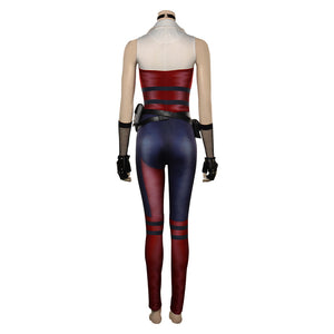 Mortal Kombat Harley Quinn Bodysuit Cosplay Kostüm Halloween Karneval Outfits