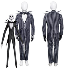 Laden Sie das Bild in den Galerie-Viewer, Kinder The Nightmare Before Christmas Jack Skellington Cosplay Kostüme Uniform Halloween Karneval Anzug
