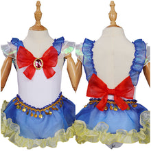 Laden Sie das Bild in den Galerie-Viewer, Kinder Mädchen Sailor Moon Tsukino Usagi Bademode Cosplay Sommer einteiliger Badeanzug