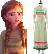 Laden Sie das Bild in den Galerie-Viewer, Die Eiskönigin 2 Frozen 2 Anna Nachthemd Kleid Cosplay Kleid Kostüm