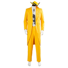 Laden Sie das Bild in den Galerie-Viewer, Jim Carrey Stanley Ipkiss The Mask Die Maske Gelb Anzug Cosplay Kostüm Karneval Kostüm