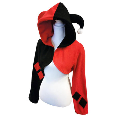 DC Comics Suicide Squad Harley Quinn Cosplay Umhang Jacke Top