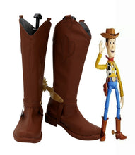 Laden Sie das Bild in den Galerie-Viewer, Disney Toy Story Cowboy-Sheriff Woody CosplaySchuhe Stiefel