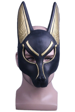 Egyptian Anubis PVC Cosplay Maske Wolf Schakal Maskerade Mottoparty Halloween Karneval