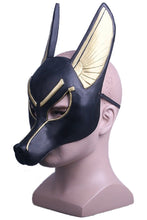 Laden Sie das Bild in den Galerie-Viewer, Egyptian Anubis PVC Cosplay Maske Wolf Schakal Maskerade Mottoparty Halloween Karneval
