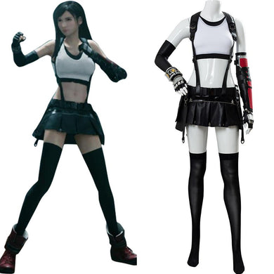 Final Fantasy VII FF7 Remake Tifa Lockhart Cosplay Kostüm Set