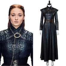 Laden Sie das Bild in den Galerie-Viewer, GOT 8 Game of Thrones Staffel 8 -Sansa Stark Cosplay Kostüm Version B