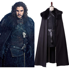 Laden Sie das Bild in den Galerie-Viewer, Game of Thrones GoT Jon Snow Jon Schnee Nacht Seher Outfit Cosplay Kostüm
