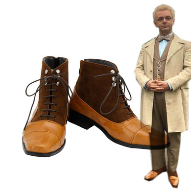 Good Omens Ein Engel und ein Dämon Engel Erziraphael Aziraphale Schuhe Cosplay Schuhe