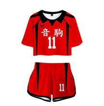 Laden Sie das Bild in den Galerie-Viewer, Haikyuu!! Volleyball!! Nekoma High Nummer 1/2/3/4/5/6/11/12 Uniform Cosplay Kostüm - cosplaycartde