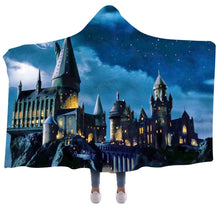 Laden Sie das Bild in den Galerie-Viewer, Harry Potter Gryffindor HUFFLEPUFF Flausch Decke Hogwarts Wappen 150*200CM schwarz gelb