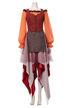 Laden Sie das Bild in den Galerie-Viewer, Hocus Pocus Mary Sanderson Horror Film Cosplay Kostüm Mittelalter Kostüm