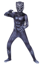 Laden Sie das Bild in den Galerie-Viewer, Kinder Kostüm Black Panther Cosplay Kostüm Jumpsuit für Kinder