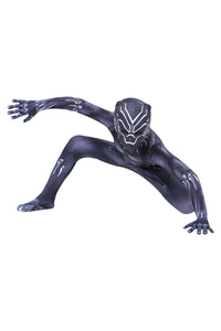 Kinder Kostüm Black Panther Cosplay Kostüm Jumpsuit für Kinder