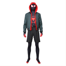 Laden Sie das Bild in den Galerie-Viewer, Miles Morales Spider-Man: Into the Spider-Verse Spider-Man: A New Universe Cosplay Kostüm Set