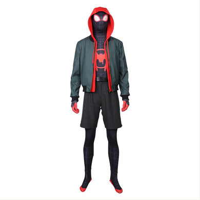 Miles Morales Spider-Man: Into the Spider-Verse Spider-Man: A New Universe Cosplay Kostüm Set
