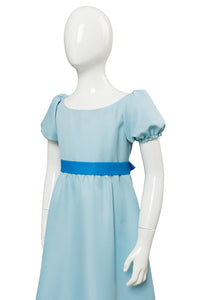 Nimmerland Peter Pan Wendy Darling Kleid Cosplay Kostüm Blau für Kinder
