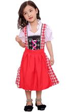 Laden Sie das Bild in den Galerie-Viewer, Oktoberfest Dirndl Damen Trachtenkleid Cosplay Kostüm für Kinder