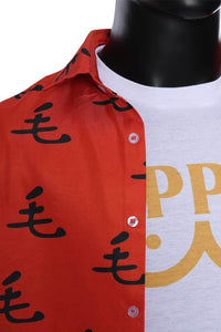 One punch man Saitama Oppai T-Shirt Hemd Kurzarm Tee Top Cosplay Kostüm