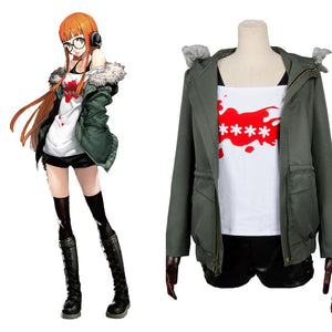 Persona 5 Futaba Sakura Shirt Jacke Cosplay Kostüm