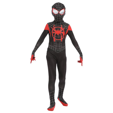 Spider-Man: Into the Spider-Verse Spider-Man: A New Universe Miles Morales Jumpsuit für Kinder Jungen Cosplay Kostüm