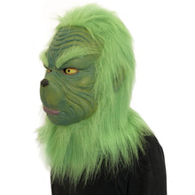 Laden Sie das Bild in den Galerie-Viewer, The Grinch Der Grinch Maske Kopfbedeckung 55~66CM Cosplay