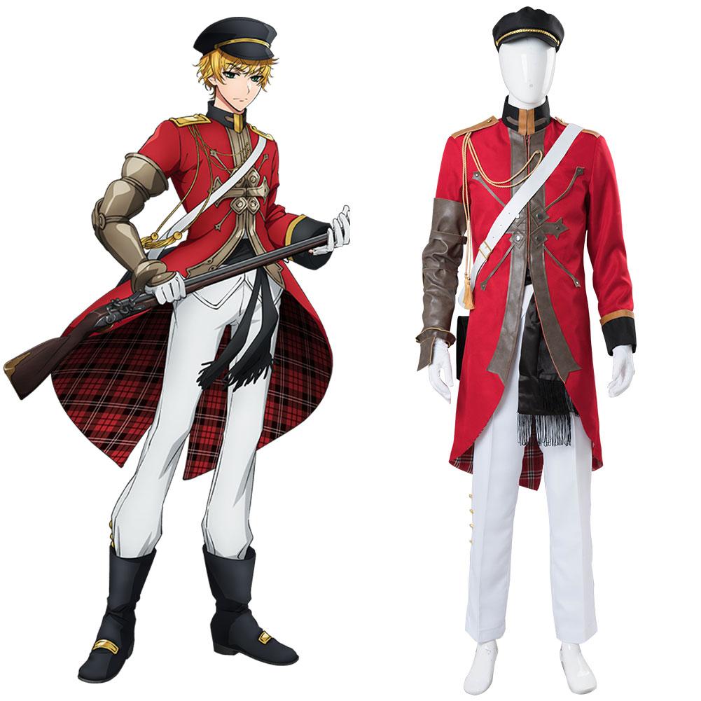 The Thousand Noble Musketeers Brown Bess Uniform Cosplay Kostüm