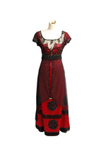 Laden Sie das Bild in den Galerie-Viewer, Titanic Rose Kleid Victorian Cosplay Kostüm Rot