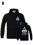 Assassin's Creed 4 Black Cosplay Kapuzenpulli Kostuem