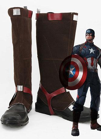 Avengers: Age of Ultron Captain America Steve Rogers Cosplay Schuhe