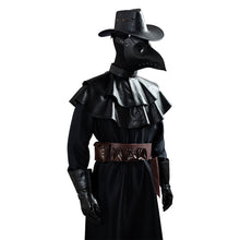 Laden Sie das Bild in den Galerie-Viewer, Steampunk Plague Doctor Gotik  Kostüm Pest Doktor Pestartz Mantel Cosplay Halloween Kostüm Version B