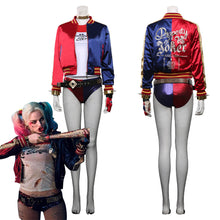 Laden Sie das Bild in den Galerie-Viewer, Suicide Squad Harley Quinn Cosplay Kostüm Outfits