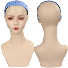 Laden Sie das Bild in den Galerie-Viewer, 2023 Film Barbie Margot Robbie Cosplay blau Kopftuch Halloween Karneval Zubehör