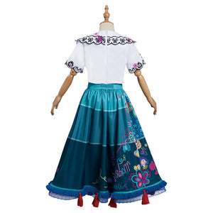 Kinder Encanto Mirabel Kleid Cosplay Kostüme Halloween Karneval Outfits