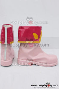 Card Captor Sakura Cosplay Schuhe Stiefel Rosa