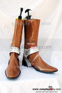 Chrono Trigger Witcher Cosplay Stiefel Schuhe Braun